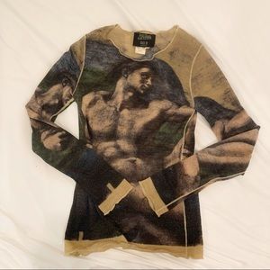 Jean Paul Gaultier Michelangelo Wool Long Sleeve